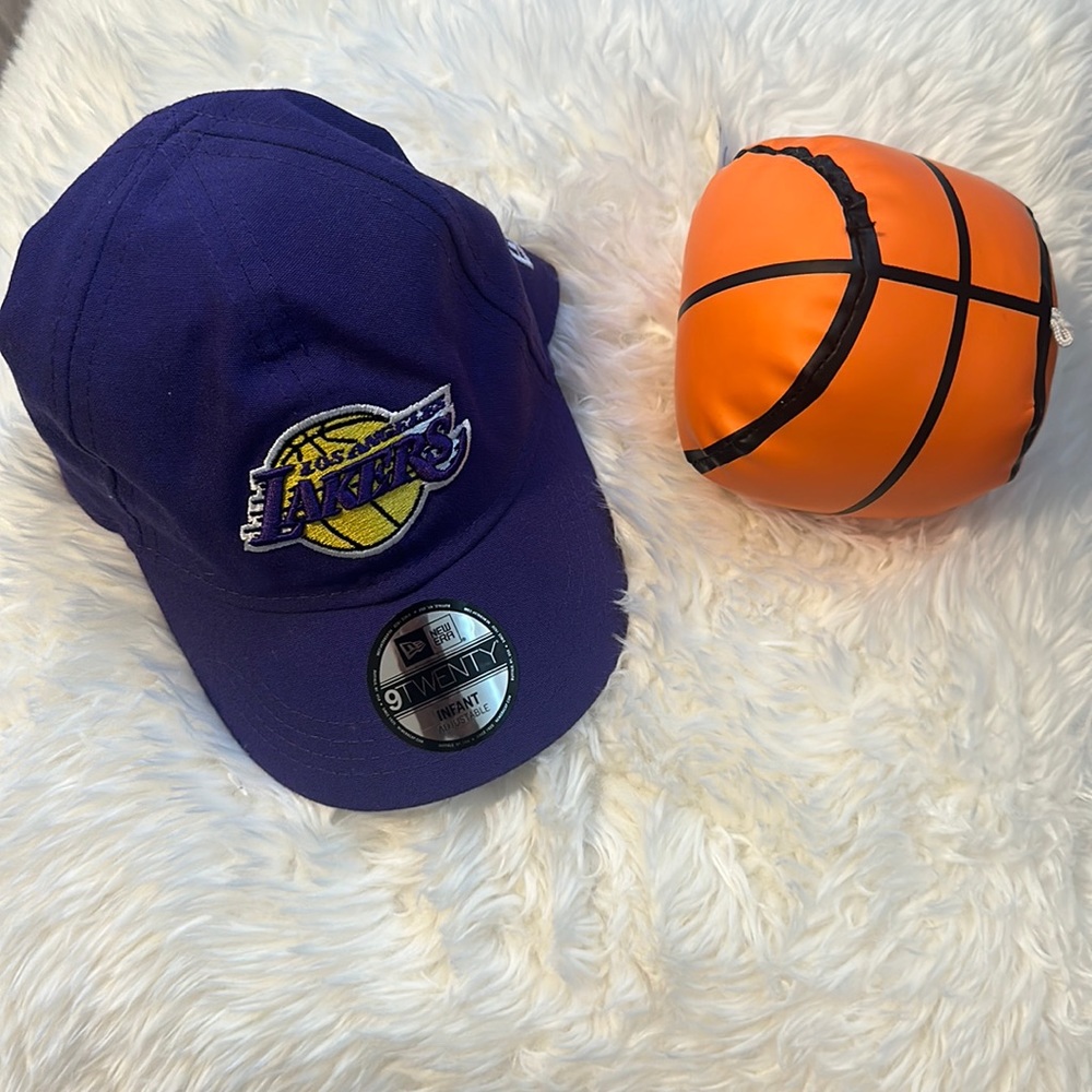Lakers infant hat